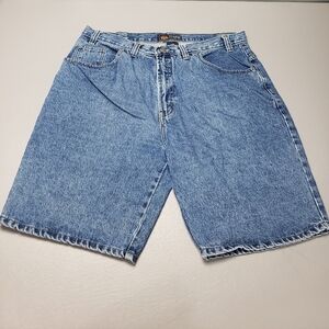 Mens route 66 relaxed fit jean shorts size 38